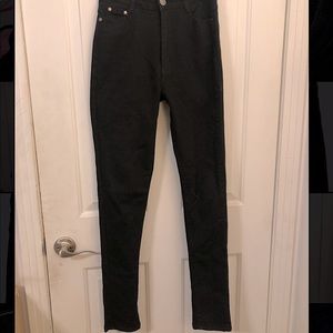 BOB Jeans high waisted skinny jeans black.
